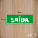 PLACAS PARA SINALIZAÇÃO INTERNA  30x10cm
