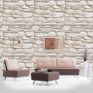 PAPEL DE PAREDE ESTILO PEDRAS 0037 ADESIVO VINIL  COLORIDO FOSCO CORTE RETO 