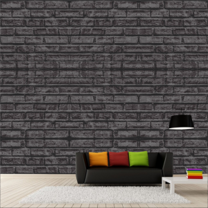 PAPEL DE PAREDE TIJOLINHO 00016 ADESIVO VINIL  COLORIDO FOSCO CORTE RETO 