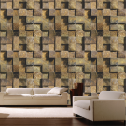 PAPEL DE PAREDE ESTILO PEDRAS 0051