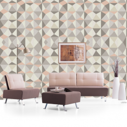 PAPEL DE PAREDE GEOMÉTRICO 000115